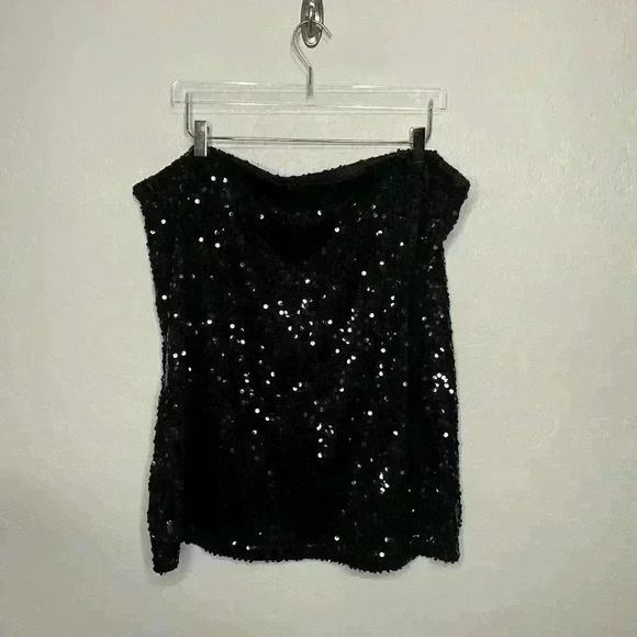 Avenue Modern Metallics Sequin Skirt 26/28 - Picture 1 of 4